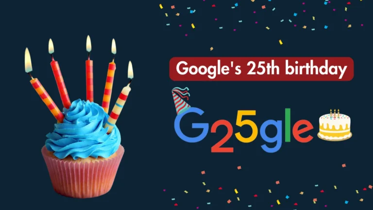 Google Celebrates Its Silver Jubilee